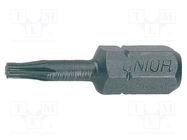 Screwdriver bit; Torx®; TX07; Overall len: 25mm; 3pcs. UNIOR