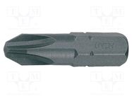 Screwdriver bit; Phillips; PH2; Overall len: 32mm; 3pcs. UNIOR