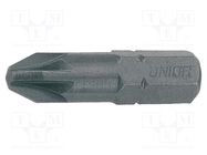 Screwdriver bit; Pozidriv®; PZ2; Overall len: 32mm; 3pcs. UNIOR