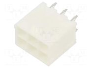 connector MF+ HCS VERT HDR DR 6CKT V-0 TIN MOLEX