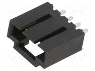 Connector: wire-board; socket; male; PIN: 4; SL; straight; THT MOLEX