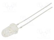 LED; UV; 8°; 20mA; P: 114mW; 400÷410nm; 3÷3.8VDC; THT OPTOSUPPLY