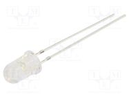 LED; 5mm; white cold; 1560÷2180mcd; 30°; Front: convex; 2.8÷3.4VDC OPTOSUPPLY