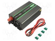 Converter: DC/AC; 300W; Uout: 230VAC; 12VDC; 105x200x55mm; 89% QOLTEC