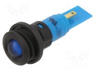 Indicator: LED; prominent; blue; 24VDC; 24VAC; Ø16mm; IP67; plastic CML INNOVATIVE TECHNOLOGIES