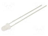 LED; 3mm; white cold; 1120÷1560mcd; 30°; Front: convex; 5VDC OPTOSUPPLY