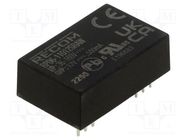 Converter: DC/DC; 6W; Uin: 36÷160V; Uout: 12VDC; Iout: 500mA; DIP24 RECOM