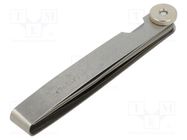 Metric feeler gauge; Range: 0,05÷1mm; L: 100mm; Width: 13mm; 13pcs. SCALA