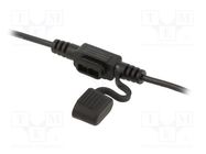 Fuse holder; 11mm; 20A; Leads: cables; -40÷85°C; 58V OPTIFUSE