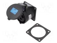 Connector: AC supply 3-phase; socket; female; 32A; 230VAC; IP54 PCE