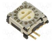 Encoding switch; DEC/BCD; Pos: 16; SMT; Rcont max: 200mΩ; 5.1Ncm ECE