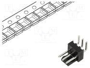 connector KK RPC 100 Hdr FrLk R/A 03 Ckt Tin T&R MOLEX