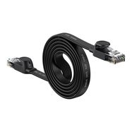 Baseus Speed Six flat network cable RJ45 1000Mbps 1.5m black (WKJS000001), Baseus