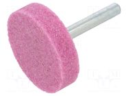 Grindingstone; Ø: 40mm; aluminium oxide; plunger; 6mm PG PROFESSIONAL