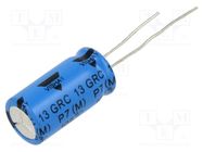 Capacitor: electrolytic; THT; 1000uF; 25VDC; Pitch: 5mm; ±20%; 2000h VISHAY