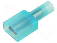 Terminal: flat; InsulCrimp; straight; crimped; Contacts: brass MOLEX