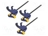 Kit: clips; Features: simple and quick clip release; max.100mm RAPID