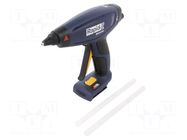 Hot melt glue gun; Ø: 11mm,11.2mm,11.5mm,12mm; 18VDC; 3min RAPID