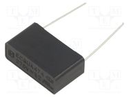 Capacitor: polypropylene; ECQUA; 0.47uF; 26x15x8.5mm; THT; ±10% 