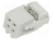 Connector: IDC; plug; female; PIN: 4; without strain relief; IDC Amphenol Communications Solutions