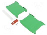 Enclosure: for DIN rail mounting; Y: 101mm; X: 17.5mm; Z: 80.2mm ITALTRONIC
