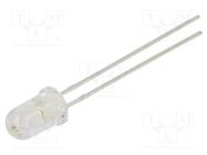 LED; 5mm; yellow; 14000mcd; 15°; Front: convex; 1.6÷2.4VDC LUCKYLIGHT