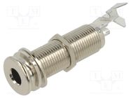 Connector: Jack 6,3mm; socket; stereo; ways: 3 REAN