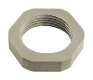 GLAND LOCKNUT, NYL 6, LG, M25X1.5MM THK