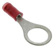 TERMINAL, RING TONGUE, 3/8", 16AWG