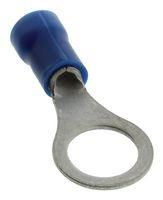 TERMINAL, RING TONGUE 5/16IN, CRIMP BLUE