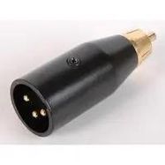 ADAPTOR, RCA PLUG-3P XLR PLUG