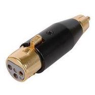 ADAPTOR, RCA PLUG-3P XLR JACK