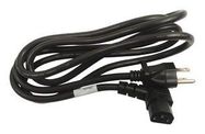 POWER CORD NEMA5-15P/IEC, 79IN, 10A, BLACK