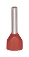 TERMINAL, WIRE FERRULE, 18AWG, RED