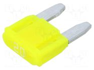 Fuse: fuse; 20A; 32VDC; automotive; 10.9mm; Mini; MINI OPTIFUSE