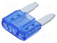 Fuse: fuse; 15A; 32VDC; automotive; 11mm; Mini; MINI OPTIFUSE