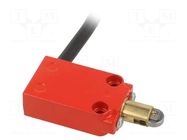 Limit switch; metal roller Ø10mm; NO + NC; 10A; max.250VAC; 3m CROUZET