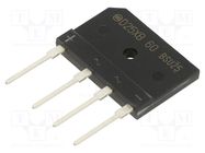 Bridge rectifier: single-phase; Urmax: 600V; If: 25A; Ifsm: 350A SHINDENGEN