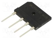 Bridge rectifier: single-phase; Urmax: 800V; If: 25A; Ifsm: 350A SHINDENGEN