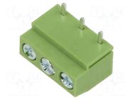Connector: PCB terminal block; terminal; 10A; 300V; straight; 1x3 XINYA