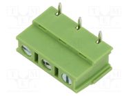 PCB terminal block; straight; 7.5mm; ways: 3; on PCBs; terminal XINYA