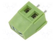 Connector: PCB terminal block; terminal; 15A; 300V; angled 90° XINYA