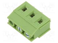 PCB terminal block; angled 90°; 7.5mm; ways: 3; on PCBs; terminal XINYA