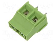 Connector: PCB terminal block; terminal; angled 90°; on PCBs XINYA