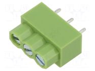 Connector: PCB terminal block; terminal; angled 90°; on PCBs XINYA