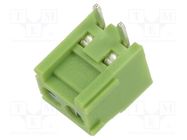 PCB terminal block; straight; 3.5mm; ways: 2; on PCBs; terminal XINYA