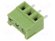 Connector: PCB terminal block; terminal; angled 90°; on PCBs XINYA