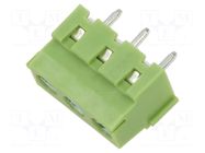 Connector: PCB terminal block; terminal; angled 90°; on PCBs XINYA