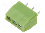 Connector: PCB terminal block; terminal; angled 90°; on PCBs XINYA