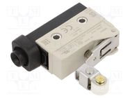 Limit switch; angled lever with roller; SPDT; 10A; max.250VAC OMRON